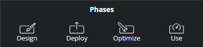 Phases ribbon menu with none selected